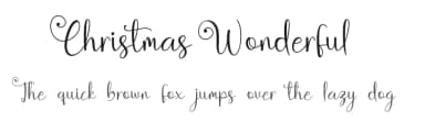Christmas Wonderful by skillyasstudio.com — Script Handwritten Font — thumbnail 1