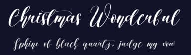 Christmas Wonderful by Scratchones — Script Handwritten Font — thumbnail 2