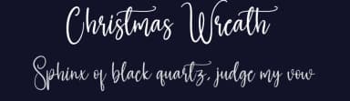 Christmas Wreath by Scratchones — Script Handwritten Font — thumbnail 2