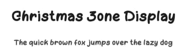 Christmas Zone Display by Yoga Letter — Script Handwritten Font — thumbnail 1