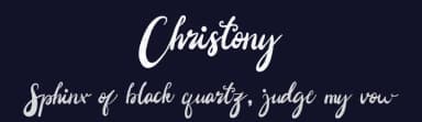 Christony by Jadatype — Script Handwritten Font — thumbnail 2