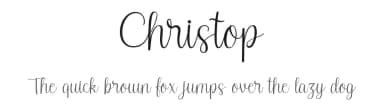 Christop by Alit Design — Script Handwritten Font — thumbnail 1