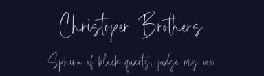 Christoper Brothers by Timur Type — Script Handwritten Font — thumbnail 2