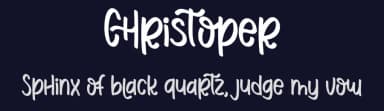Christoper by HansCo — Script Handwritten Font — thumbnail 2