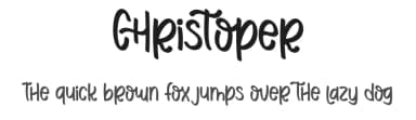 Christoper by HansCo — Script Handwritten Font — thumbnail 1
