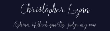Christopher Lynn by UI Creative — Script Handwritten Font — thumbnail 2