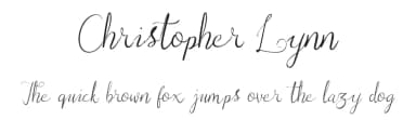 Christopher Lynn by UI Creative — Script Handwritten Font — thumbnail 1