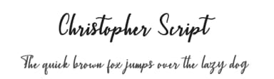 Christopher Script by Bandit handmade — Script Handwritten Font — thumbnail 1