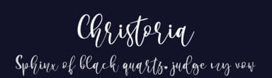 Christoria by Gatra Std — Script Handwritten Font — thumbnail 2