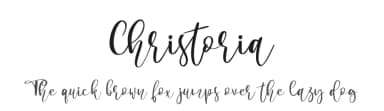 Christoria by Gatra Std — Script Handwritten Font — thumbnail 1