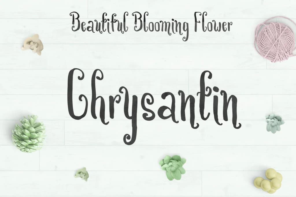 Chrysantin Font by Royaltype — Script Handwritten Font