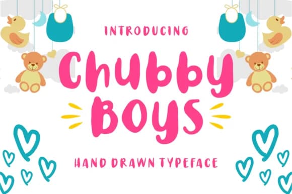 Chubby Boys Font by Keithzo (7NTypes) — Script Handwritten Font