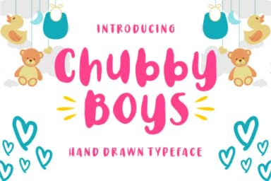 Chubby Boys Font by Keithzo (7NTypes) — Script Handwritten Font — thumbnail 1