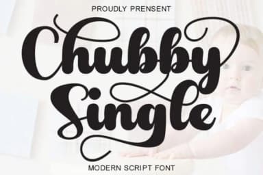 Chubby Single Font by Ws Studio — Script Handwritten Font — thumbnail 1