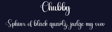 Chubby by Harlek Studio — Script Handwritten Font — thumbnail 2