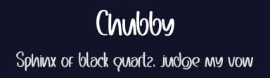 Chubby by PiPi Creative STUDIO — Script Handwritten Font — thumbnail 2