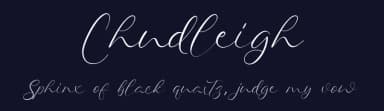 Chudleigh by Alpaprana Studio — Script Handwritten Font — thumbnail 2