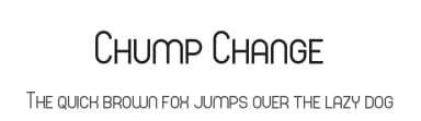 Chump Change by Chequered Ink — Sans Serif Font — thumbnail 1