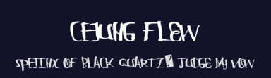 Chung Flew by Xerographer Fonts — Script Handwritten Font — thumbnail 2