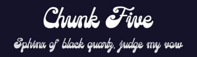 Chunk Five by PutraCetol Studio — Script Handwritten Font — thumbnail 2