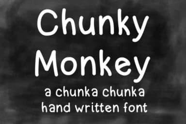 Chunky Money Font by ashley_lynne18 — Script Handwritten Font — thumbnail 1