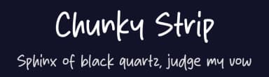 Chunky Strip by Origin Type — Script Handwritten Font — thumbnail 2