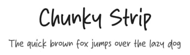 Chunky Strip by Origin Type — Script Handwritten Font — thumbnail 1