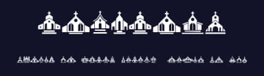 Churches by Vladimir Nikolic — Dingbats Font — thumbnail 2