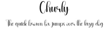 Churly by Andi Moz — Script Handwritten Font — thumbnail 1