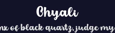 Chyali by Din Studio — Script Handwritten Font — thumbnail 2