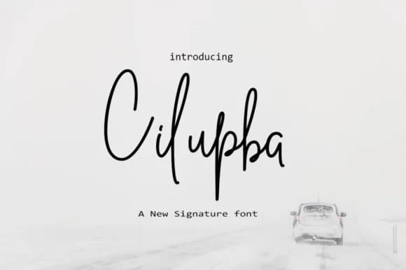Cilupba Font by Rudistudio — Script Handwritten Font