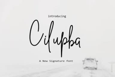 Cilupba Font by Rudistudio — Script Handwritten Font — thumbnail 1