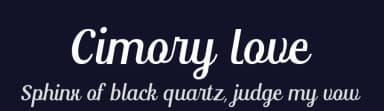 Cimory Love by Alit Design — Script Handwritten Font — thumbnail 2