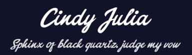 Cindy Julia by Rhidtype — Script Handwritten Font — thumbnail 2