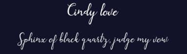 Cindy love by Marwah Store — Script Handwritten Font — thumbnail 2