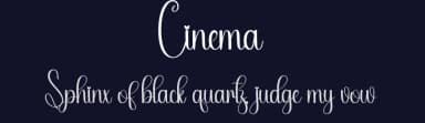 Cinema by Andi Moz — Script Handwritten Font — thumbnail 2