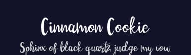 Cinnamon Cookie by Tigadestd — Script Handwritten Font — thumbnail 2