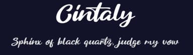 Cintaly by Khurasan — Script Handwritten Font — thumbnail 2
