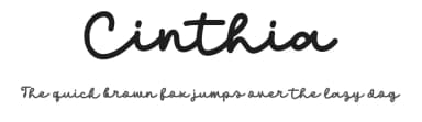 Cinthia by Almaz Studio — Script Handwritten Font — thumbnail 1