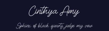 Cinthya Amy by StringLabs Creative Studio — Script Handwritten Font — thumbnail 2