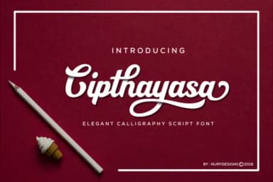 Cipthayasa Font by nurfdesigns — Script Handwritten Font — thumbnail 1