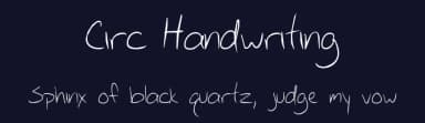 Circ Handwriting by One Hit Combo — Script Handwritten Font — thumbnail 2