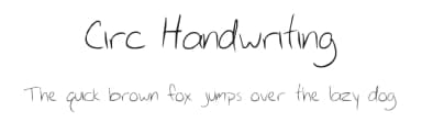 Circ Handwriting by One Hit Combo — Script Handwritten Font — thumbnail 1