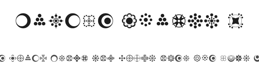 Circle Things 2 by Fonts & Things — Dingbats Font