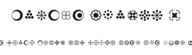 Circle Things 2 by Fonts & Things — Dingbats Font — thumbnail 1
