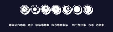 Circles by Vladimir Nikolic — Dingbats Font — thumbnail 2
