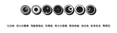 Circles by Vladimir Nikolic — Dingbats Font — thumbnail 1