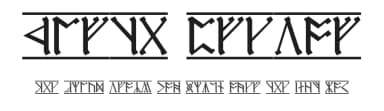 Cirth Erebor by Daniel Steven Smith — Dingbats Font — thumbnail 1