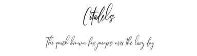 Citadels by Maulana Creative — Script Handwritten Font — thumbnail 1