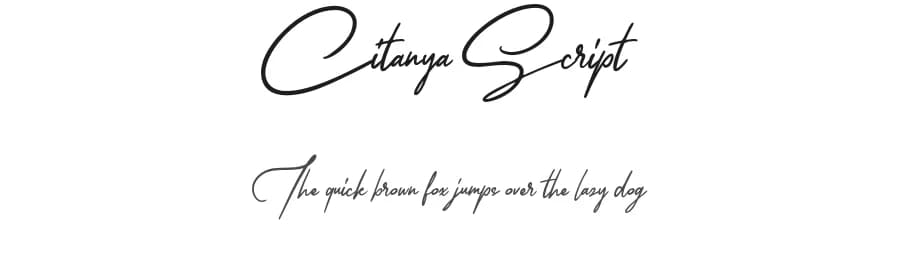 Citanya Script by Colative Studio — Script Handwritten Font